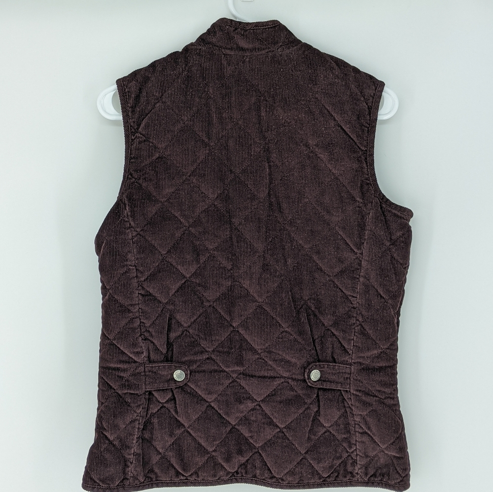 Eddie Bauer Corduroy Vest Size Small - Picture 2 of 12